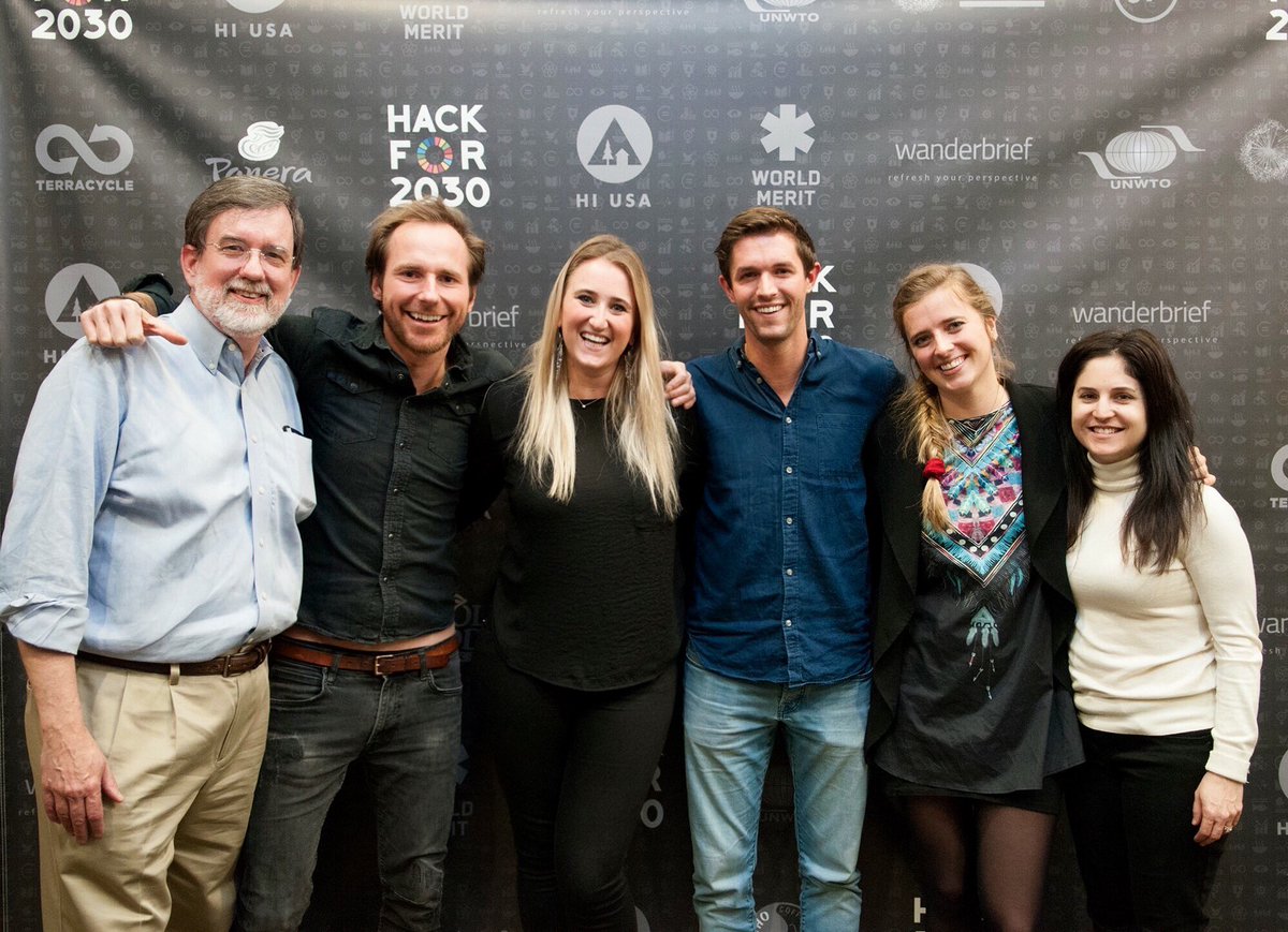 WorldMeritOrg's tweet photo. Meet the #HackFor2030 team! We brought 17 hackers from 10 countries to @bostonhostel for an EPIC hackathon in support of the SDGs 🌍👨🏽‍💻☀️ https://t.co/cV1Xp60b5D