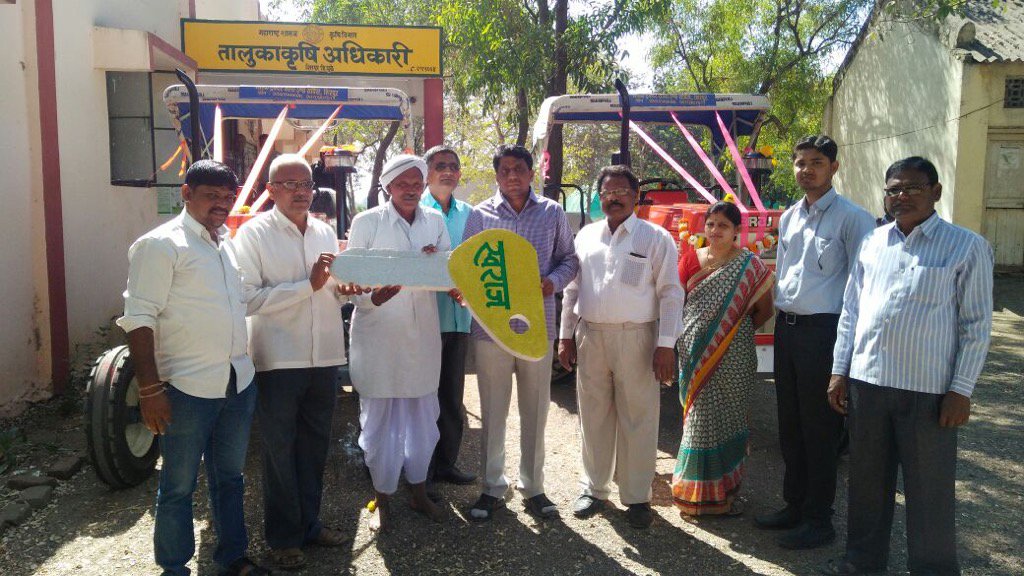 SwarajMaHa's tweet photo. #SwarajTractor Delivery #Maidc https://t.co/hmW1MmFQSO