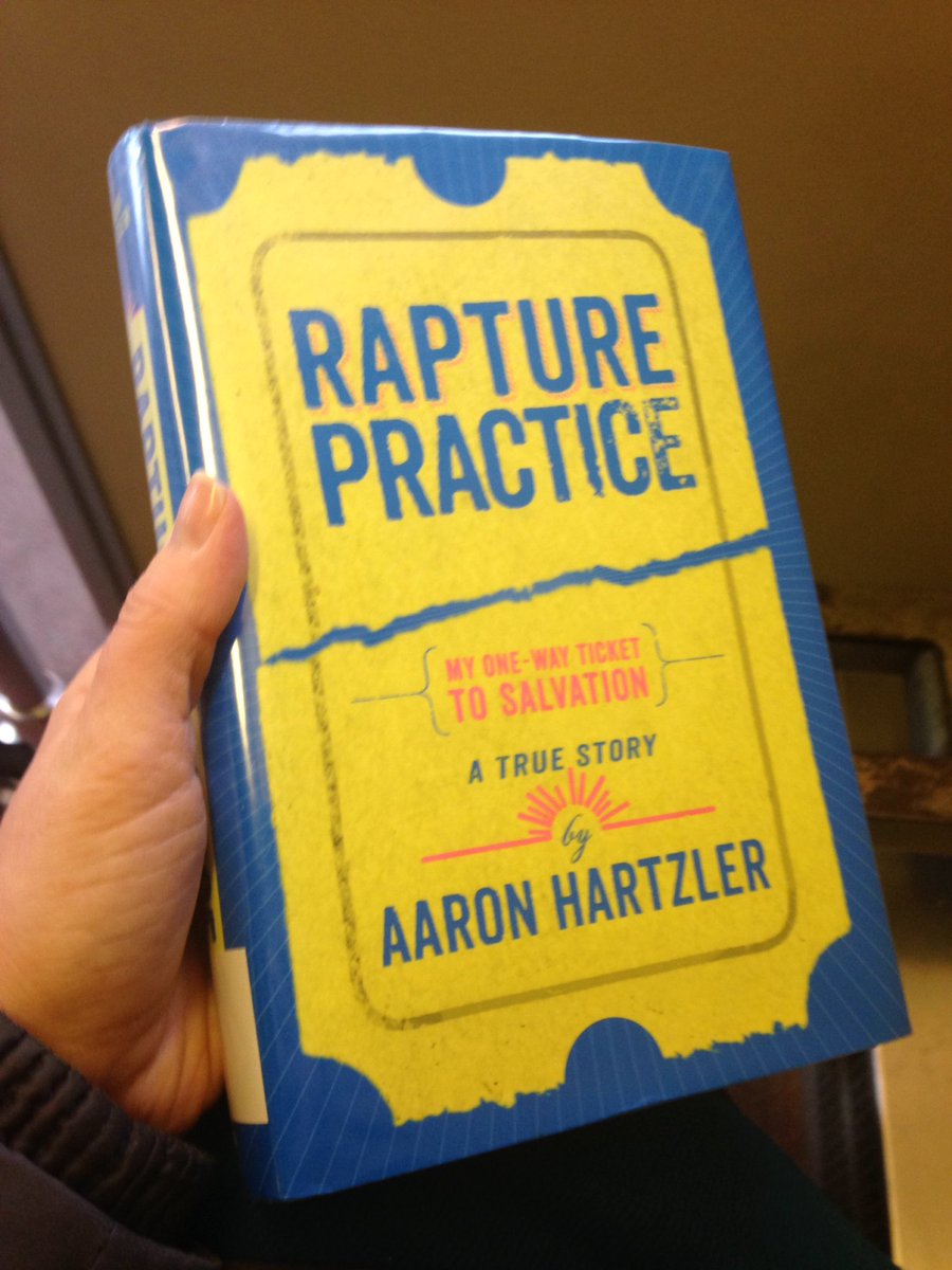mstharrington's tweet photo. Book 5 in #AliReads2017 is "Rapture Practice" by Aaron Hartzler (@aaron007). https://t.co/FmZ677IfUz