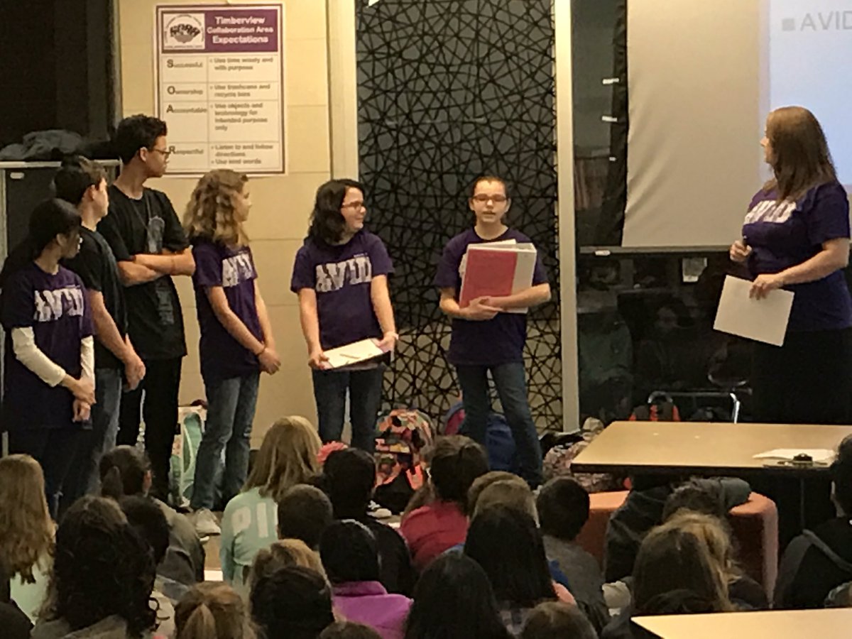 jackson_carrie's tweet photo. LOVE seeing our @TMSHawksAVID students at work recruiting @KellerISDAVID students for next year! @TimberviewMS #TMSHawkChat https://t.co/pP0Ts9yuez
