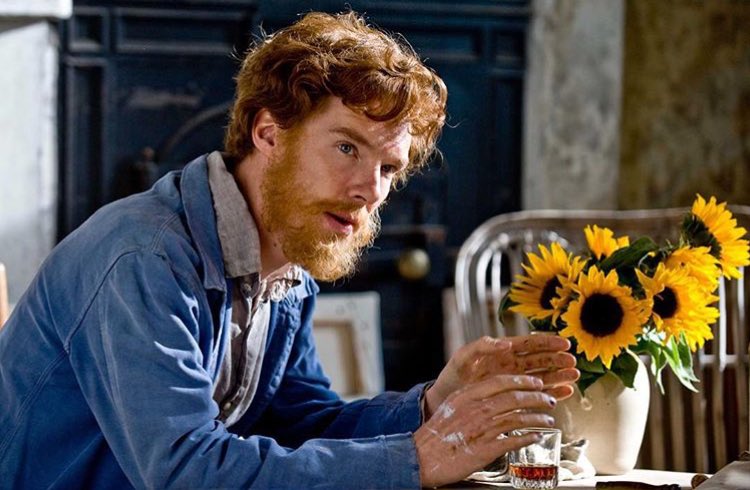 😍😍💙🌻 #BenedictCumberbatch #vangogh #PaintedwithWords