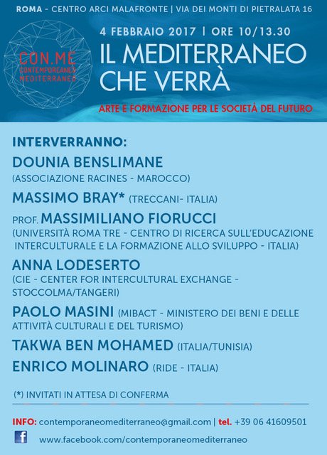 teatroargine's tweet photo. Sabato 4 Febbraio, in occasione della seconda assemblea della rete @ContempMed, appuntamento a Roma! info su https://t.co/oU01WG5eHa #Argine https://t.co/mKpV8Cedic