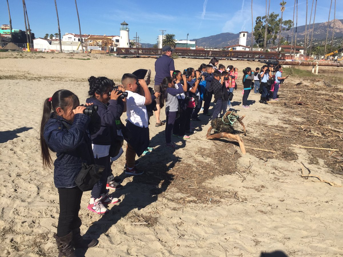 KAguilar37's tweet photo. Yesterday was a great day to be on the beach in Santa Barbara observing coastal birds. #hesdpride #fieldtrip #adaptations #rm37 #seacenter https://t.co/nE3QqNOgz9