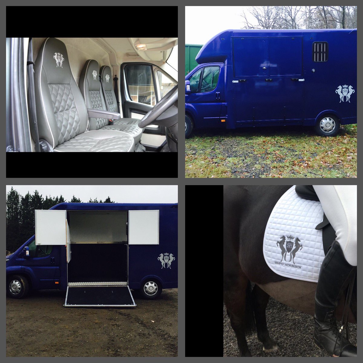 Lovely selection of boxes ready to build. Pick your own colour. Starting at £16,500 #simplyhorsebox