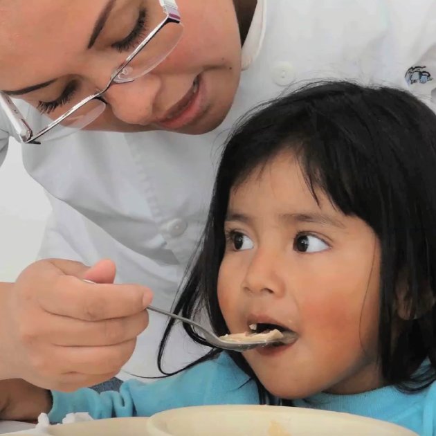 Nuestros niños comen aquí todos los días