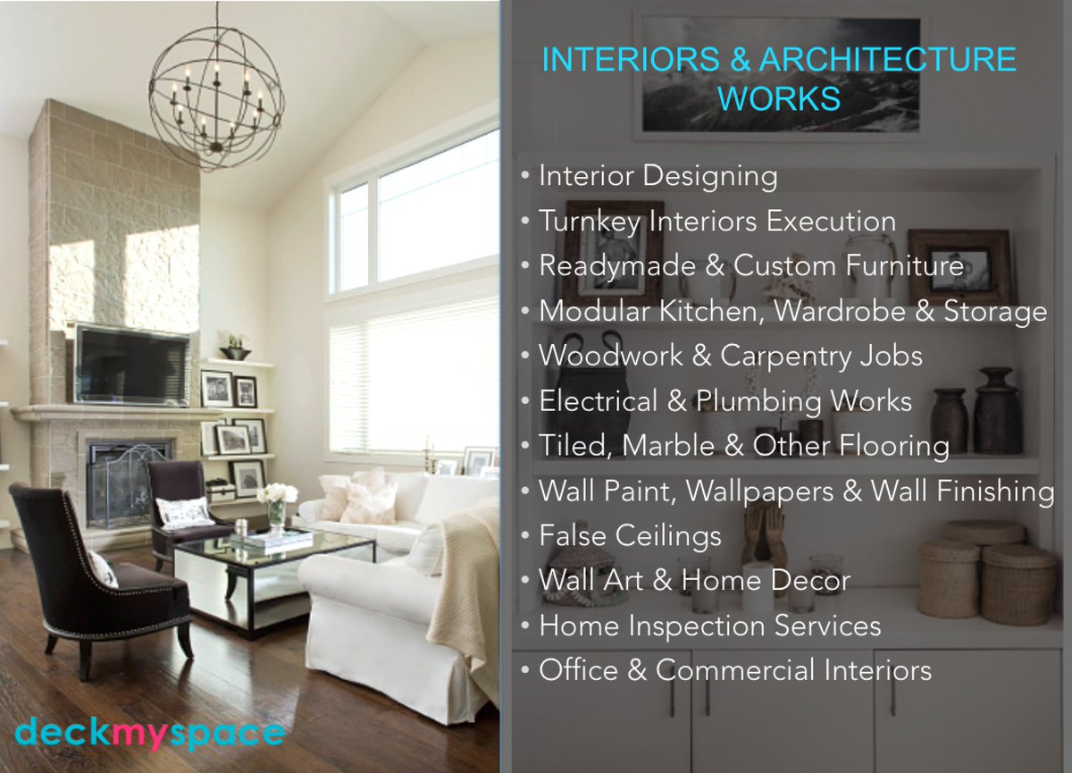 DeckMySpace_DMS's tweet photo. #DeckMySpace #InteriorDesign #Architecture #Renovate #Build #Home #office https://t.co/78rH0FRkoT