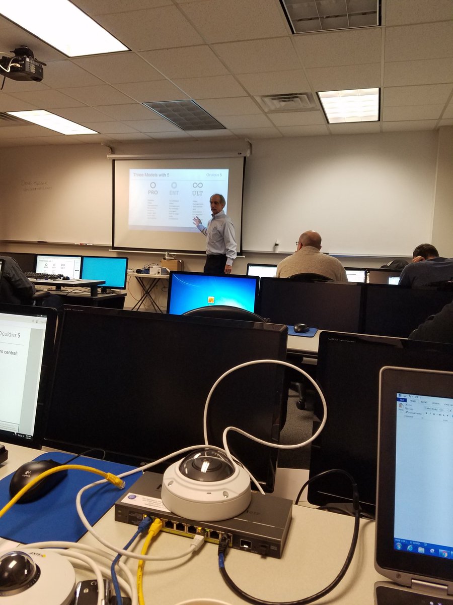 Ocularis training for the next 3 days!