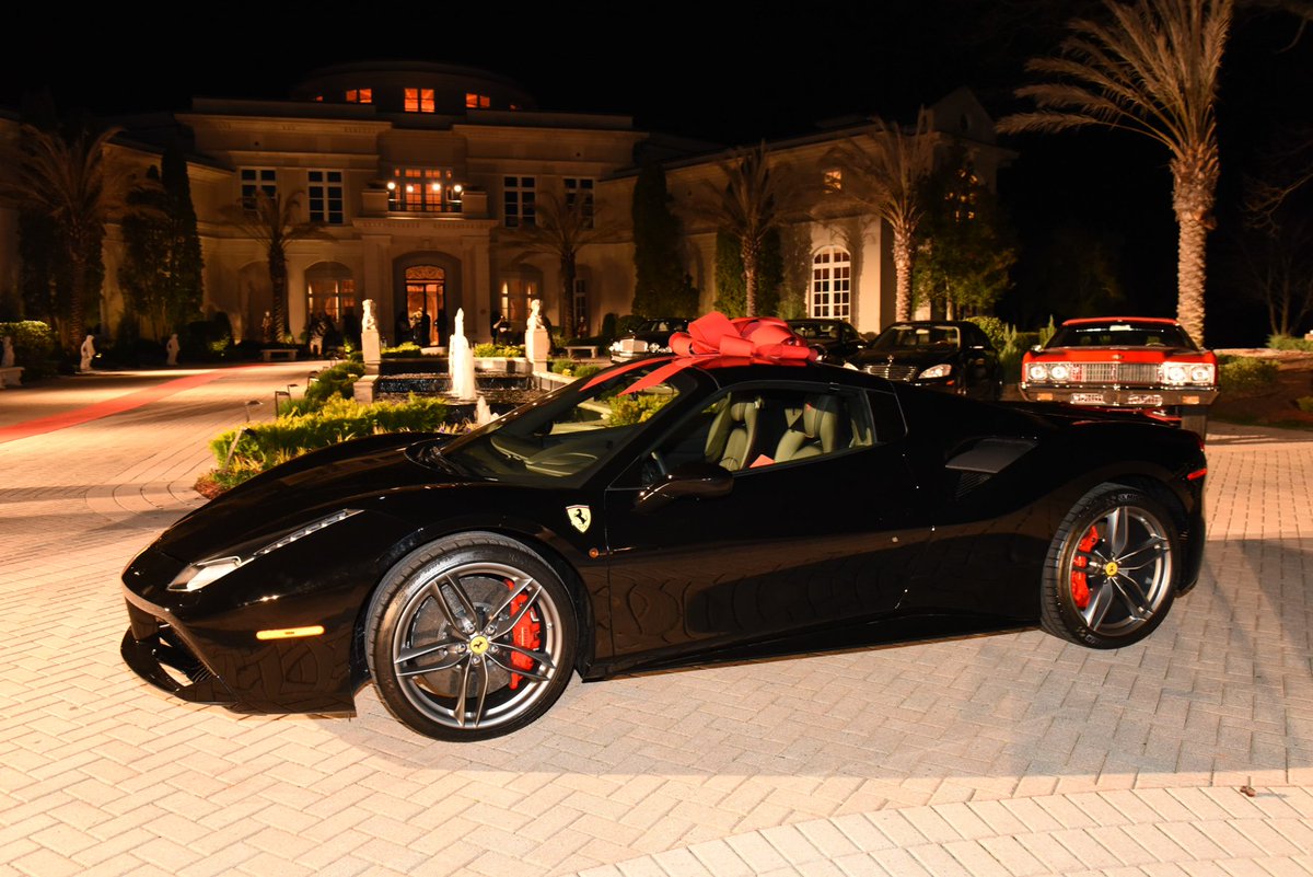 OfficialBelaire's tweet image. Our birthday gift to Rick Ross - a brand new 2018 Ferrari Spider! #ferrari #blackbottleboy #rickross