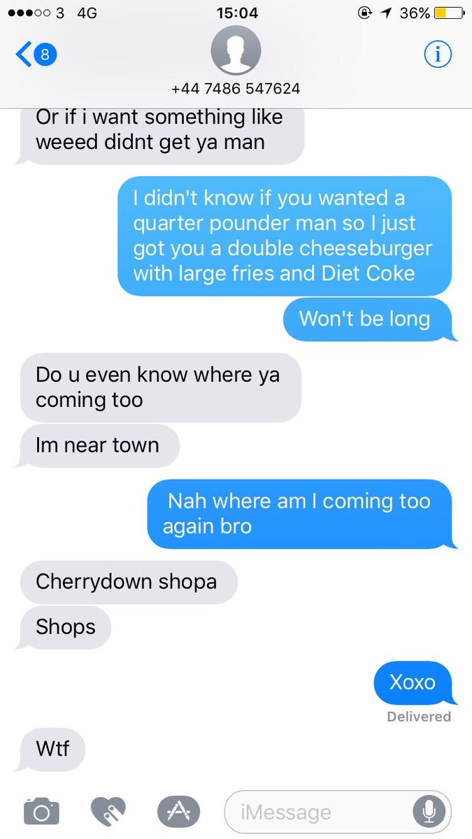 vanessadevineee's tweet photo. So I'm just causing mischief as usual .. I've gave him Ellie's number and she's been texting him back hahaha I'm done 😂😂 https://t.co/s16ENZFsyn