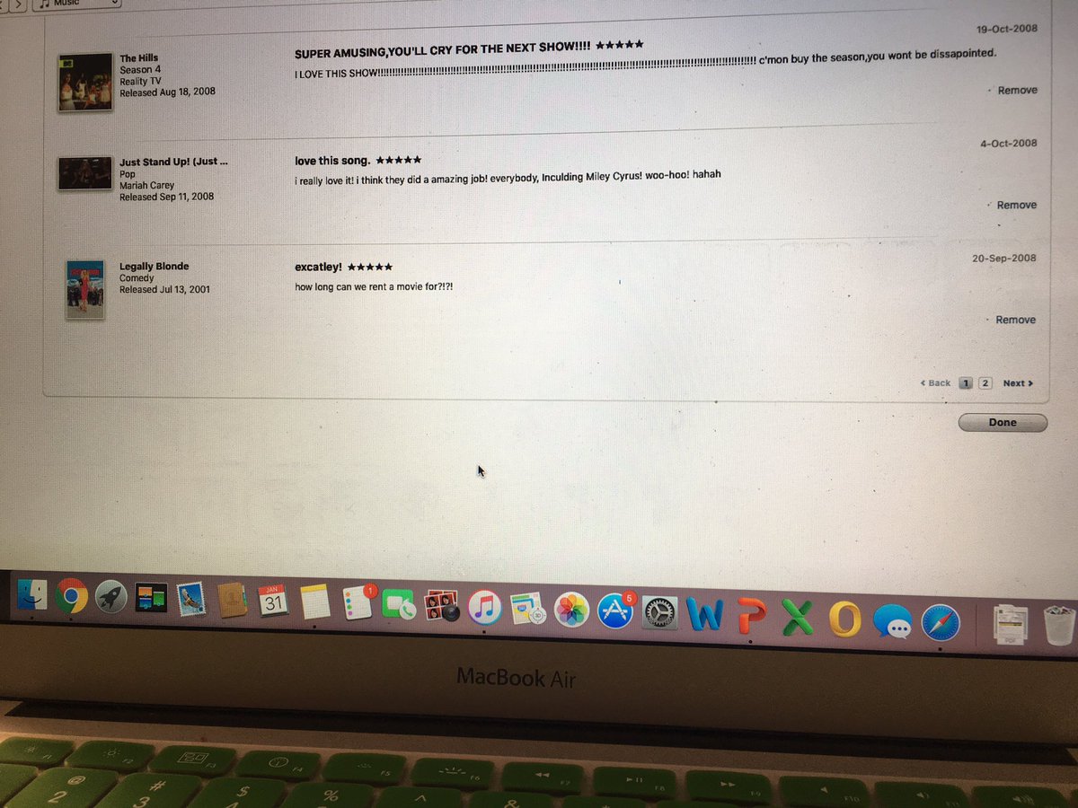sarinnes's tweet photo. 9 year old me had some really important things to say about my iTunes reviews. Still all true tho https://t.co/Q5OorIuGtd