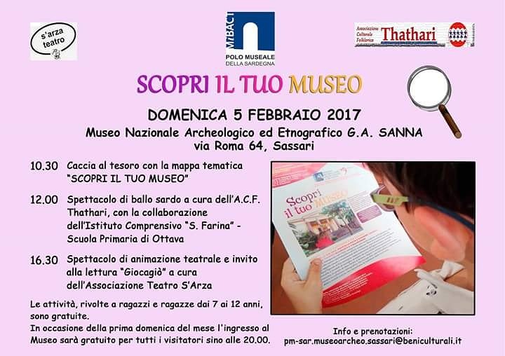 MuseoSannaSS's tweet photo. Domenica 5 febbraio #scopriltuomuseo al #museosanna
Prenota le attività didattiche
Entrata gratuita per tutti per la prima domenica del mese https://t.co/cLyAqglaKv