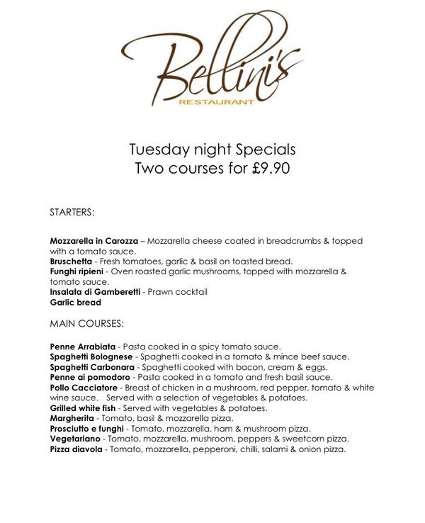 🍁🍂 Our #Winterwarmer menu is only £9.90 for two courses. Available on Tuesdays, Wednesdays and Thursdays #Bedford #Food xx