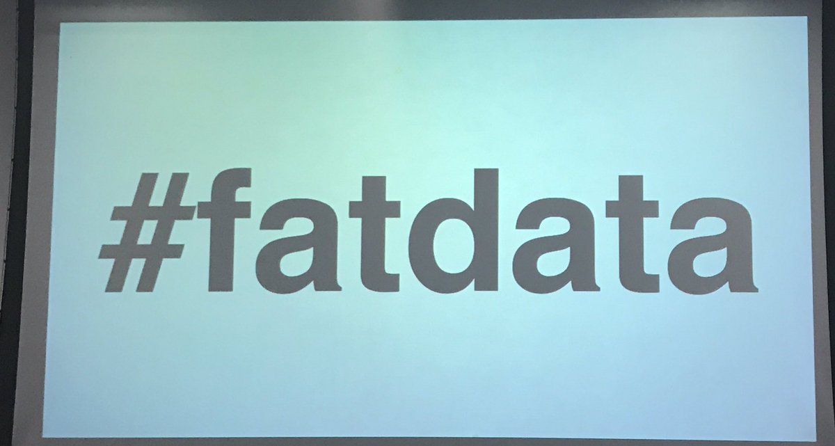 disruptivegeo's tweet photo. True. Imagery is #fatdata. @bronwynagrios at #satsummit https://t.co/YgzFMOPF0A