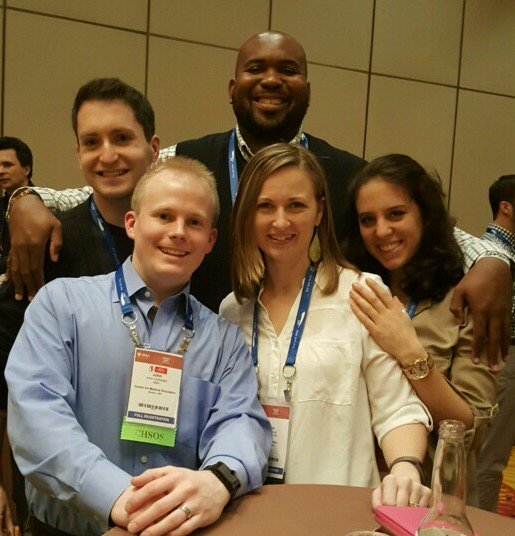 Ops staff and IMS alums at the CMS reception last night! Great to see all our learners again! #IMSH2017 #IMSHGo