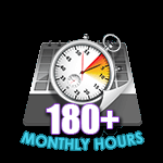 RaynaStarOff's tweet image. New Badge Alert on #Flirt4Free!  Just received a 180 Hours Online in a Month badge today!