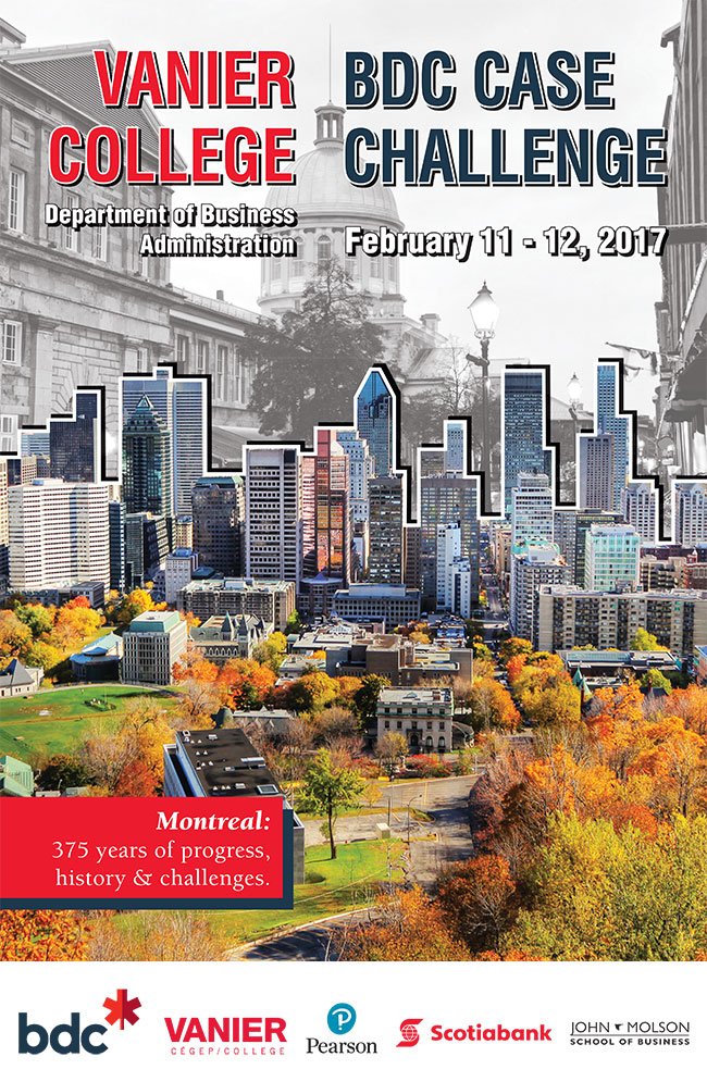 vcasechallenge's tweet photo. See our 2017 event poster below. #vcasechallenge #vaniercollege #BDC https://t.co/W1ui3pgTLT
