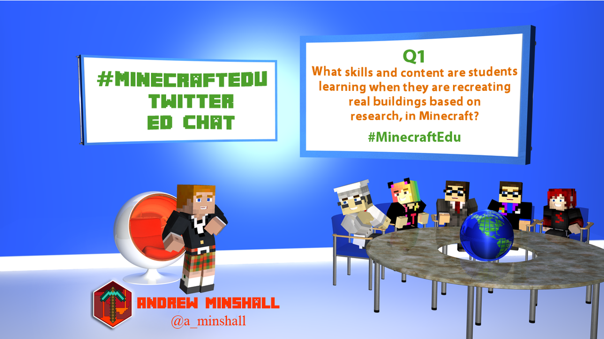 a_minshall's tweet photo. Q1 What skills and content are students learning when they are recreating real buildings based on research, in Minecraft?
#MinecraftEdu https://t.co/2Z3mlSGN01