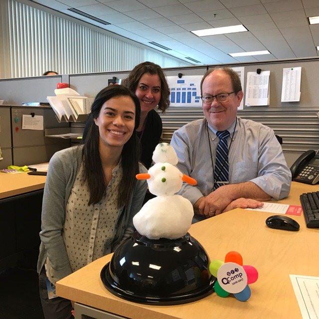 MPSQcomp's tweet photo. Meet Quinn, the Q Comp snowman! #mpswinterwellness #Quellness https://t.co/OfjwuxmFVE