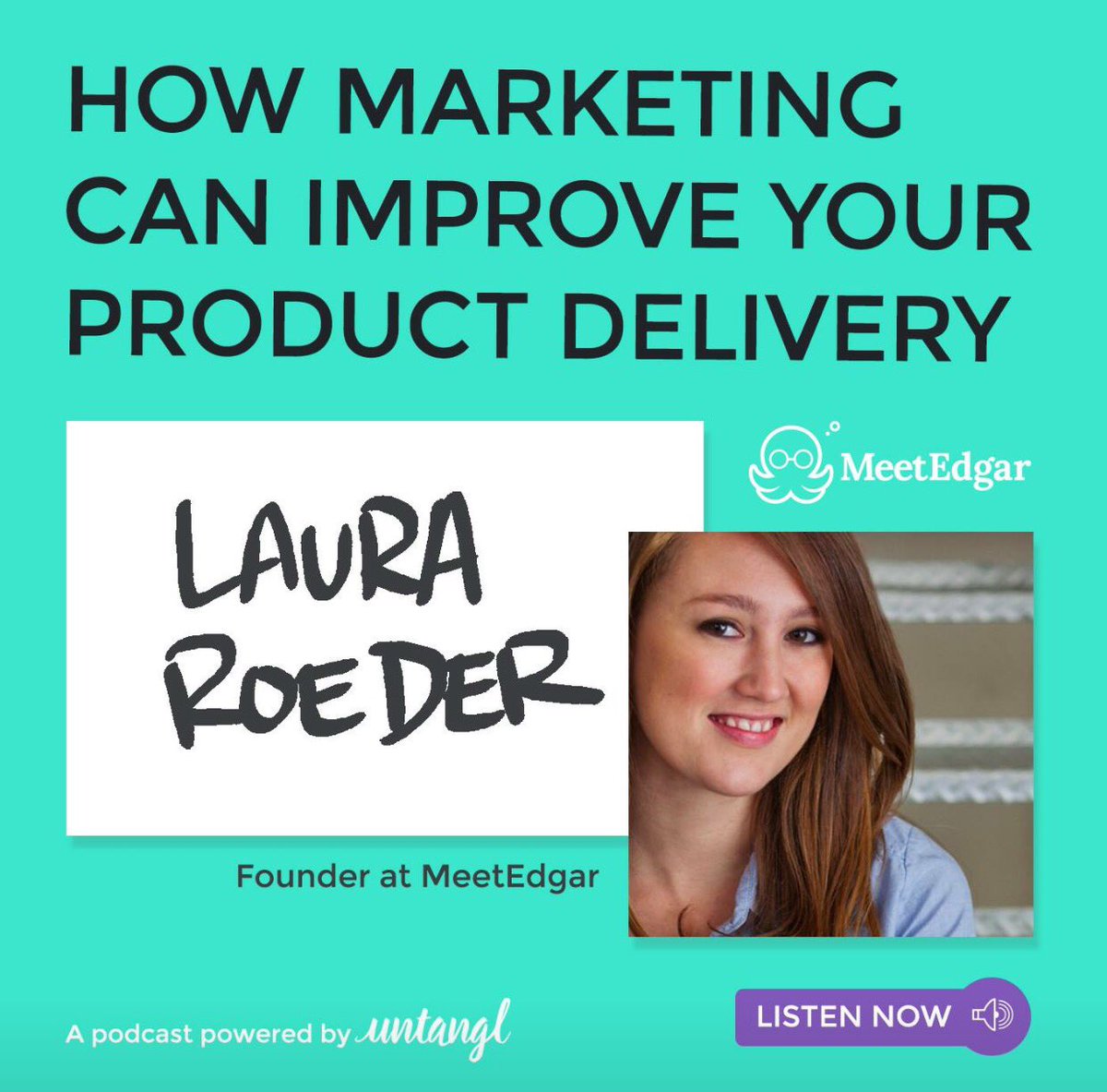 GilaniNetwork's tweet image. Special guest Laura Roeder @lkr @MeetEdgar was kind enough to share her experiences on our new podcast! Listen Now: goo.gl/ySyZ9a