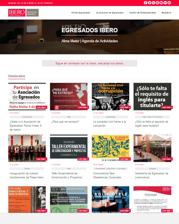 IberoEgresados's tweet photo. ¿Ya conocen la NUEVA agenda Ibero para Egresados? https://t.co/SwZTN8fQ5o https://t.co/WKX5pT8XRI