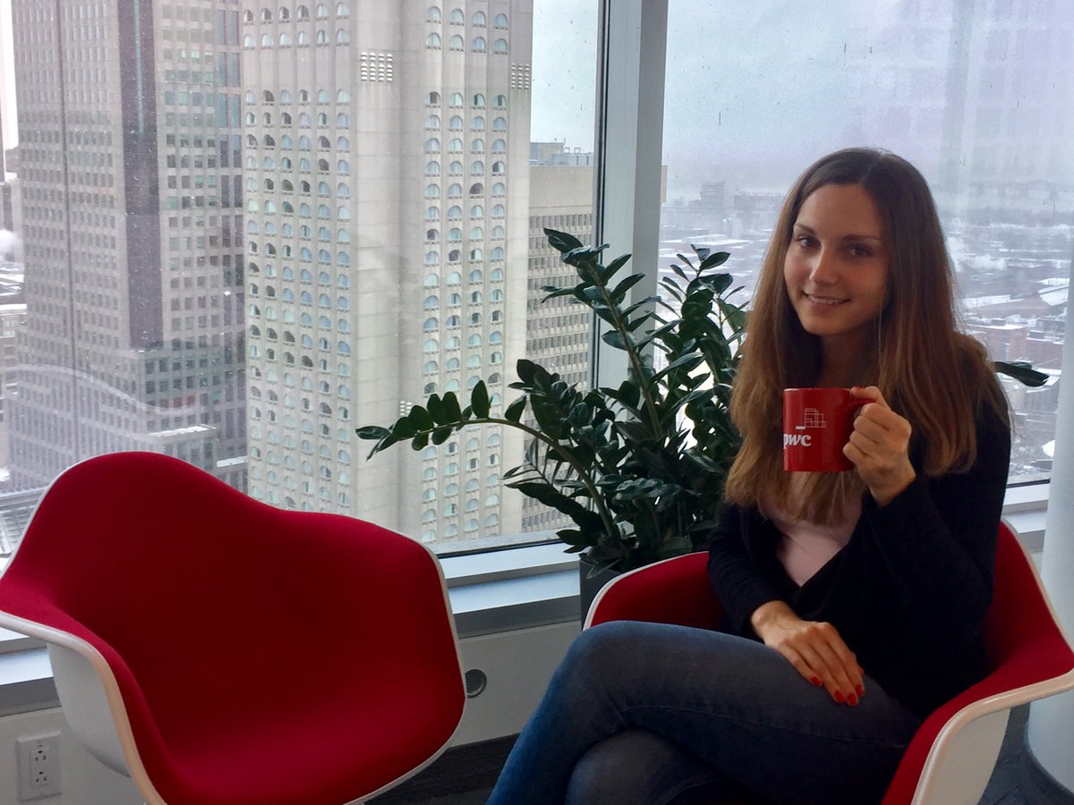 PitschVanina's tweet photo. Good morning McGill! We are coming on campus today! Meet us in the Bronfman lobby for a coffee and career chat! #PwCcoffee #@McGillU https://t.co/LrInFAYgp8