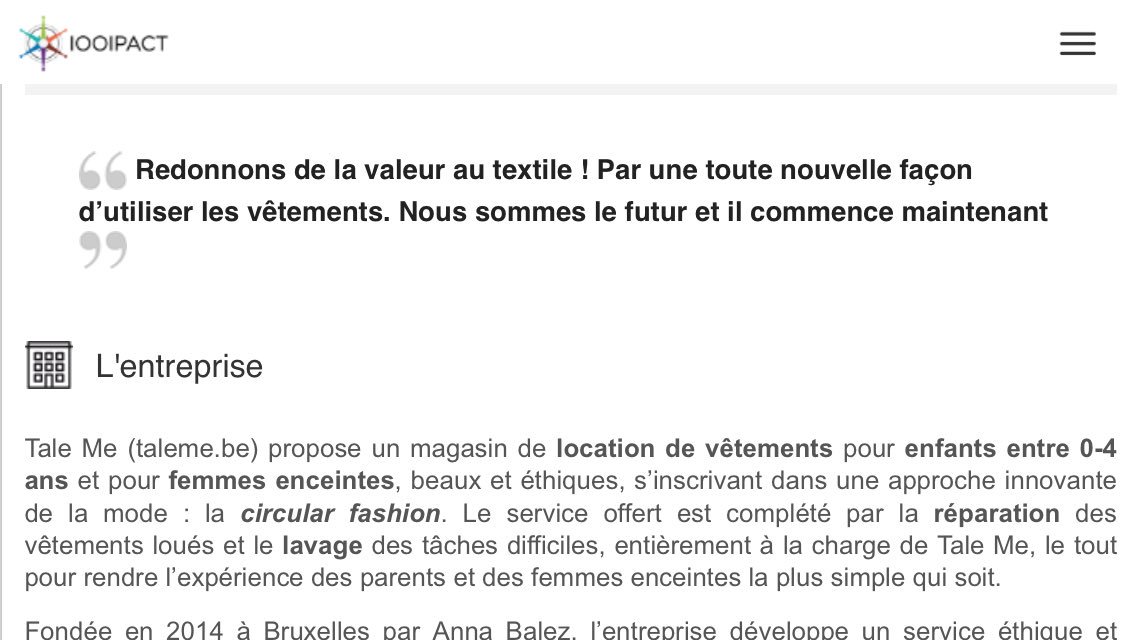 Le futur de la fashion, c'est pour aujourd'hui! Investissez solidaire sur @1001Pact par ici 1001pact.com/fiche-projet/t… #economiecirculaire
