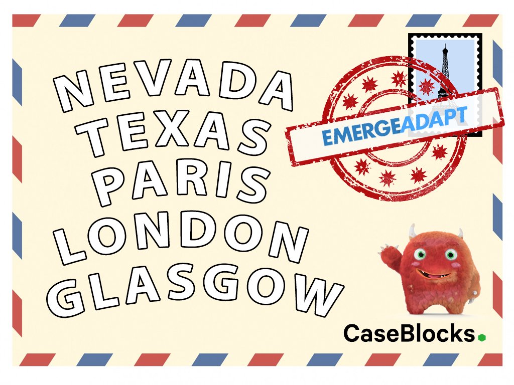 #CaseBlocks travelling all over the world deploying solutions in 2017 #traveltuesday @emergeadapt #otto #ordermanagement #casemanagement
