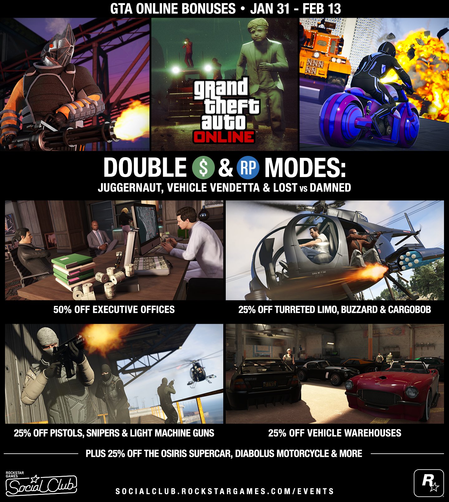 Rockstar Games on X: Exclusive #GTAV Social Club unlockables,  customizations and more from today's site update:    / X