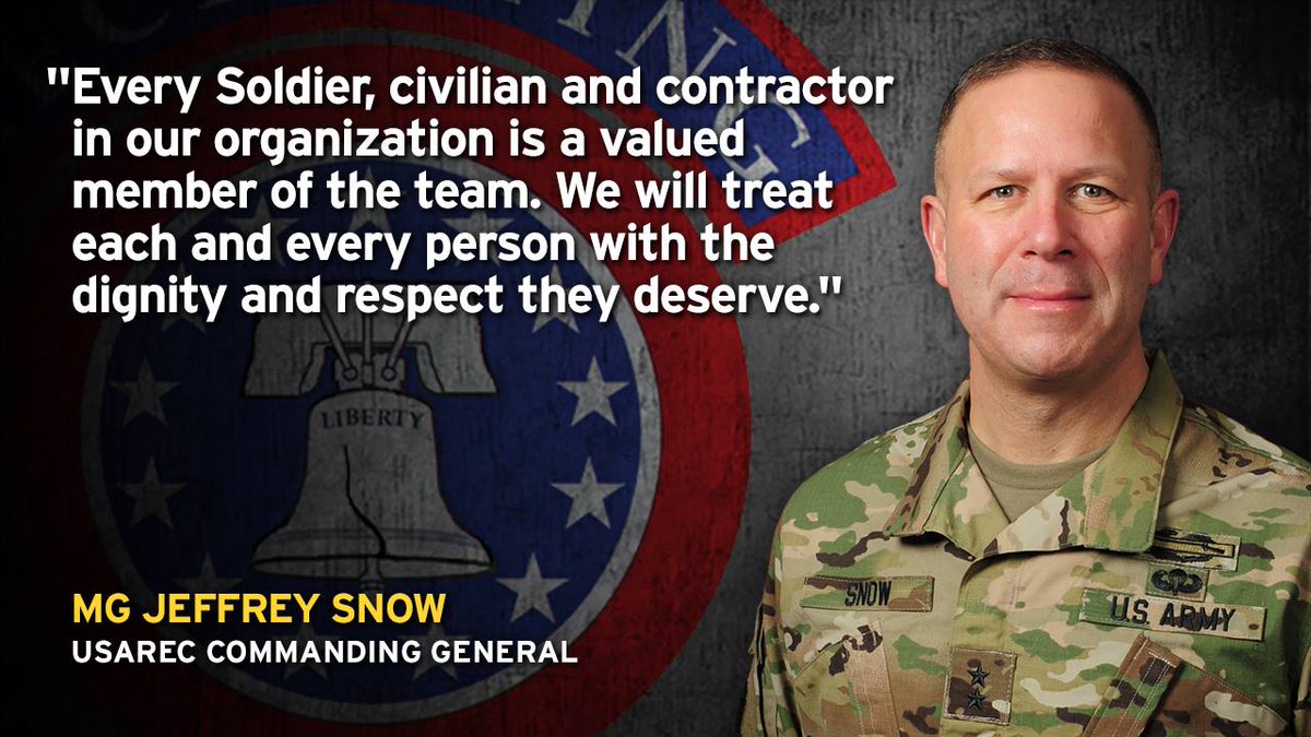 usarec's tweet photo. Maj. Gen. Jeffrey J. Snow, USAREC Commanding General, knows it takes all people at USAREC to make the team great. #makemission https://t.co/gpKFLjlojn