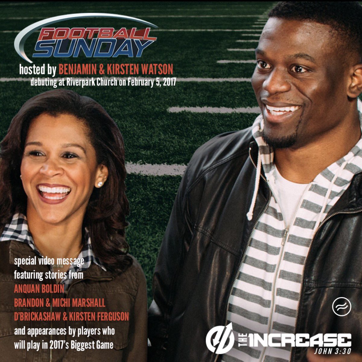 THIS SUNDAY!!
For super bowl Sunday, we have exclusive interviews with the players speaking about their faith in Jesus!
EXPERIENCES @ 9 &amp; 11