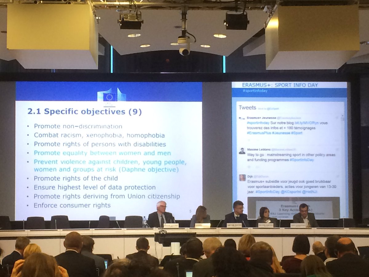 agusti_castillo's tweet photo. Projectes d'igualtat a on també hi podem dir la nostra des de l'EF i l'esport al #RECProgramme @EuSport #SportInfoDay @coplefc @fiepcat https://t.co/K7MoDSFRer