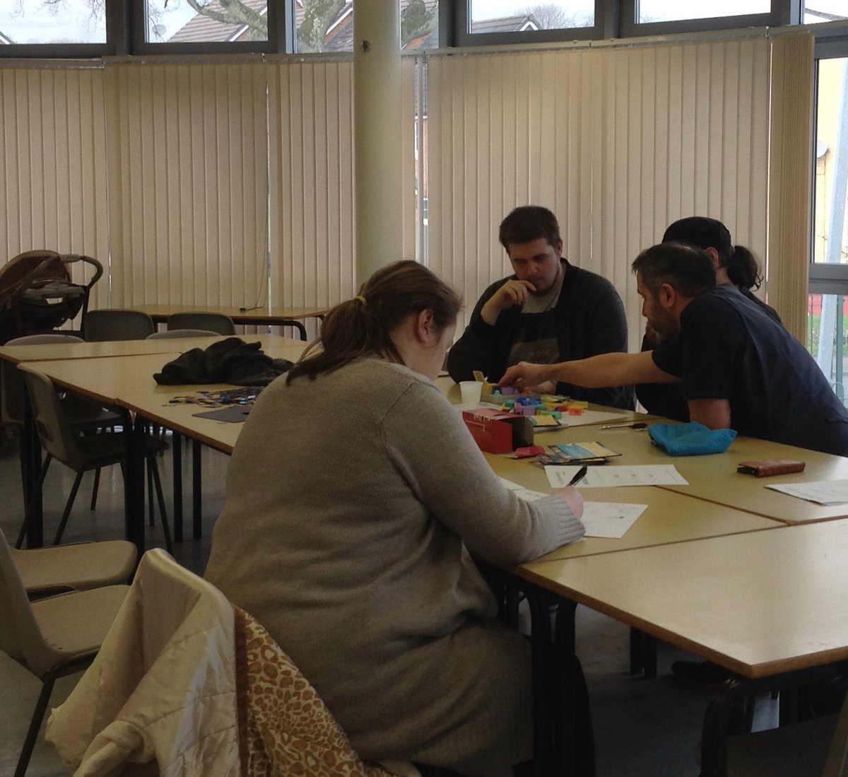 Eyes down! everyone concentrating and having fun at the recent numeracy event held at the Powerstation. Everyone had a great time #torfaen