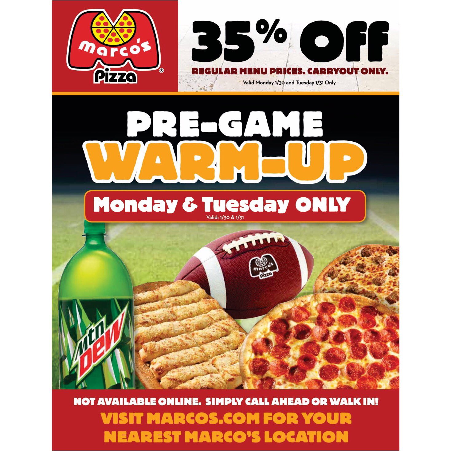 Nearest marco's pizza deals