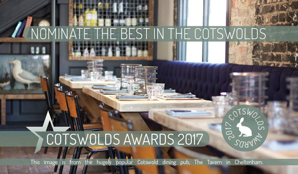 Today is the LAST DAY TO NOMINATE in this year's Cotswolds Awards: cotswoldsawards.co.uk