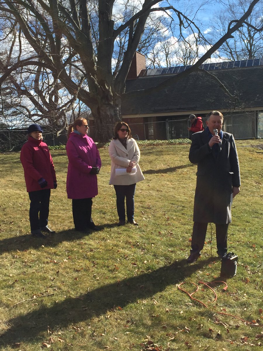 BeaconArch's tweet photo. #Sherborn Library project broke ground last Saturday. Thanks to @RepDavidLinsky &amp; @MBLC Commissioner Roland Ochsenbein for joining us! https://t.co/5vqyZ3QZ9H