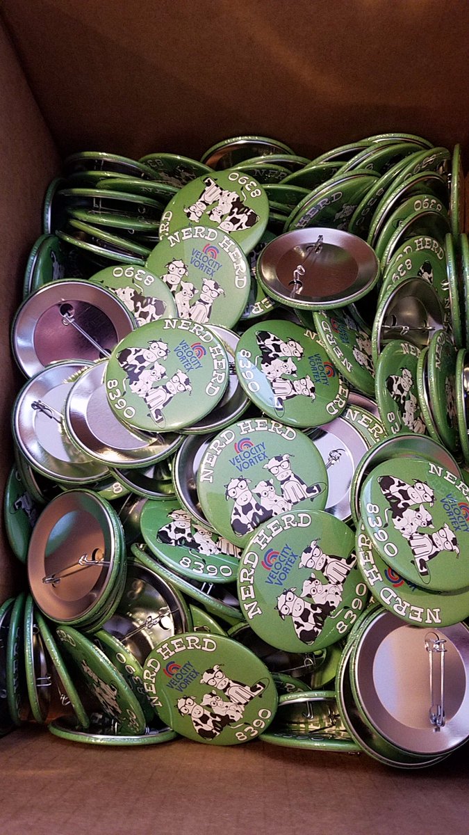 Pins are in! PIck yours up at the VA FTC State Championship!