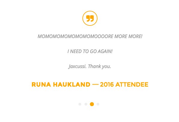 pnkyfish's tweet image. Hey @runahaukland - figured I could just write your testimonial while building the new #splashjam web page. Is ok?