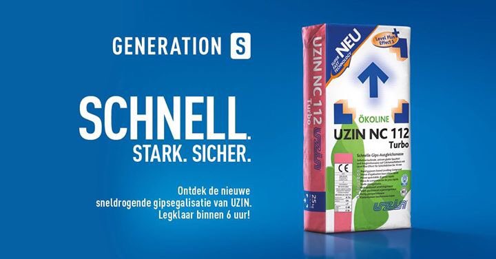 Wereldprimeur! 
Altijd al gedroomd van 'n sneldrogende gipsegalisatie? #UZIN NC 112 is binnen 6 uur legklaar!? bit.ly/2jslJCs