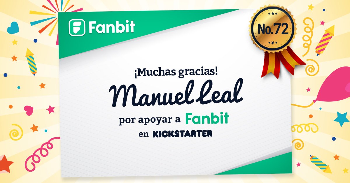 FanbitMexico's tweet photo. ¡Manuel, gracias por tu apoyo! https://t.co/cbAQW7t032