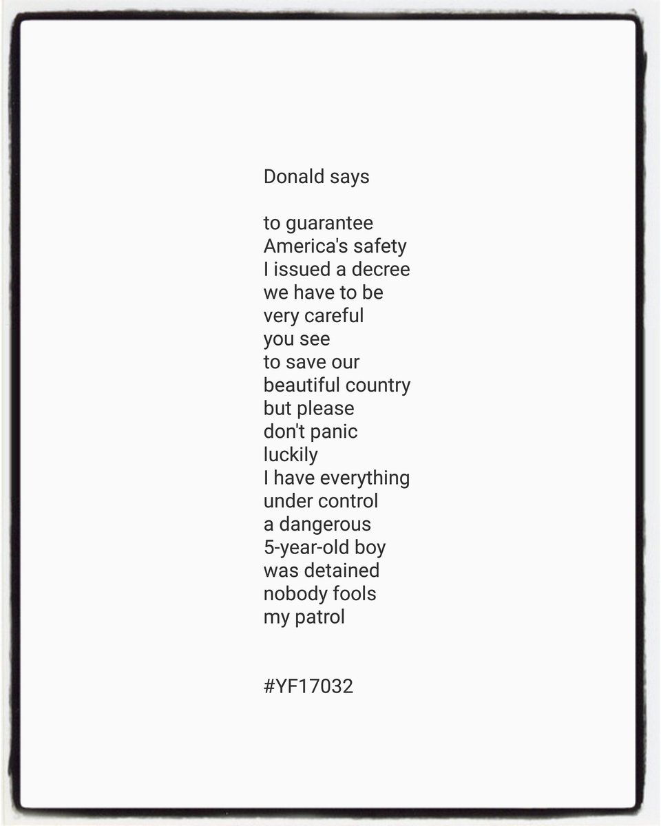 😓 #versje #YF17032

#trump #donaldtrump #potus #sad #triest #war #oorlog #5yearold #gedicht #gedichtje #poezie #poëzie #poem #poetry