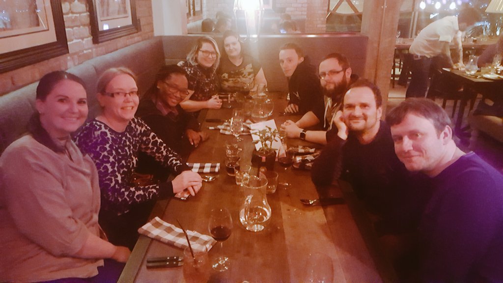 A lovely evening with my Portland st team after a busy day of your say action planning!! 💜📑😀 <a href="/placemadebyyou/">A Place Made By You</a> <a href="/Minafattahi/">Mina Fattahi</a> <a href="/smmottram/">Sam Mottram</a>