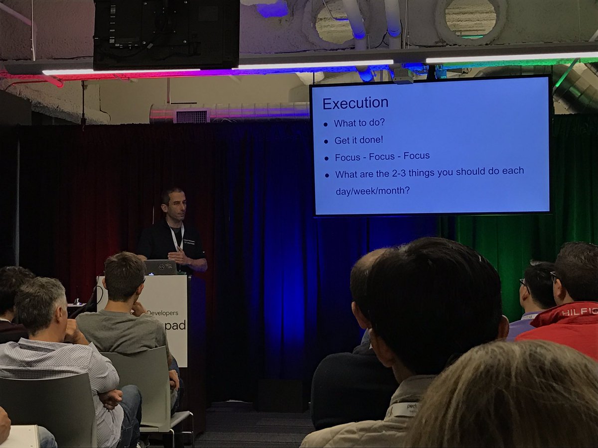 be laser focus. do one thing you want to do vey well. #lpa17 <a href="/greenido/">greenido.eth</a>