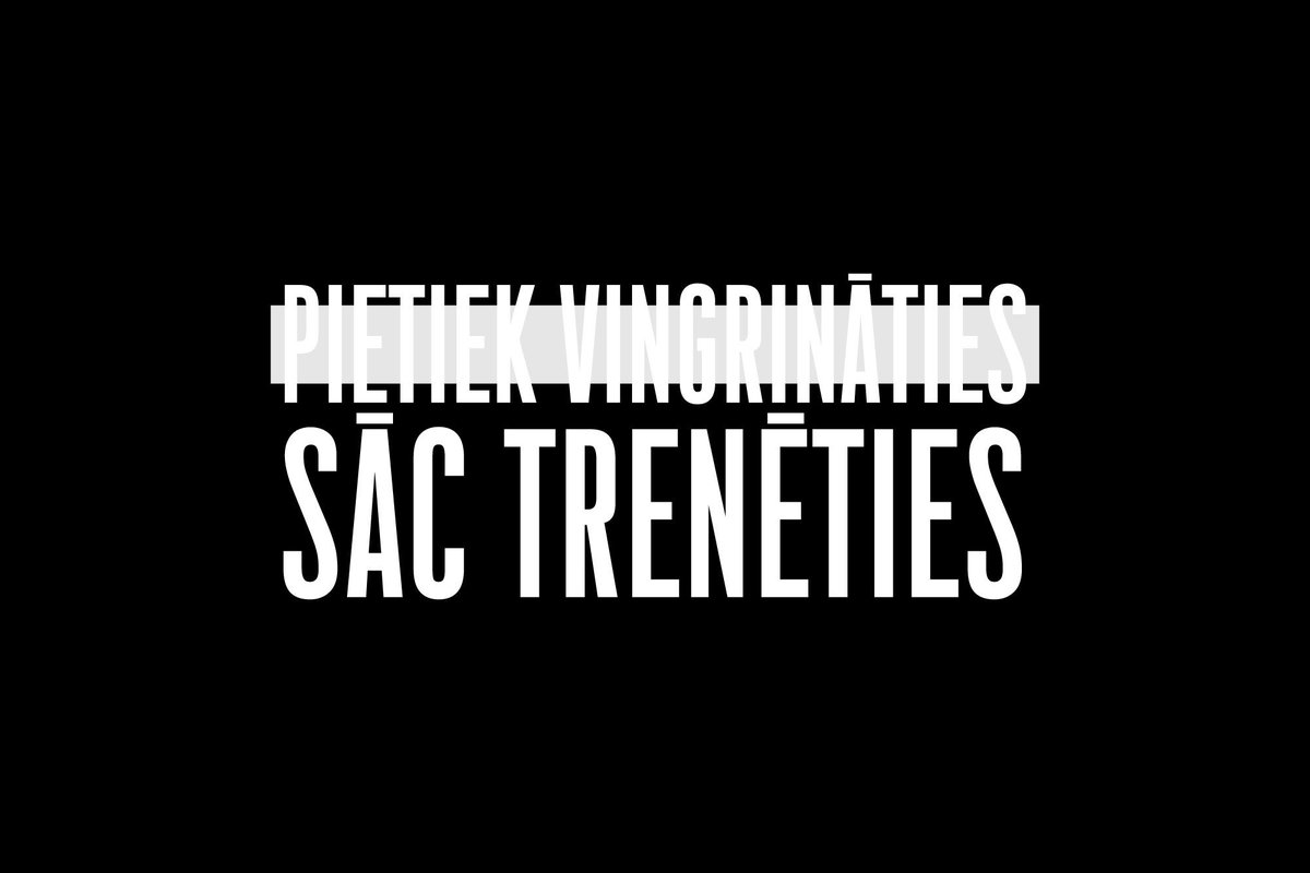 Werunriga's tweet photo. Pietiek vingrināties. Sāc trenēties. Pieņem izaicinājumu un pievienojies gada iespaidīgakajai fitnesa dienai 11. februārī! #ntcday https://t.co/kZmNV1fqyl
