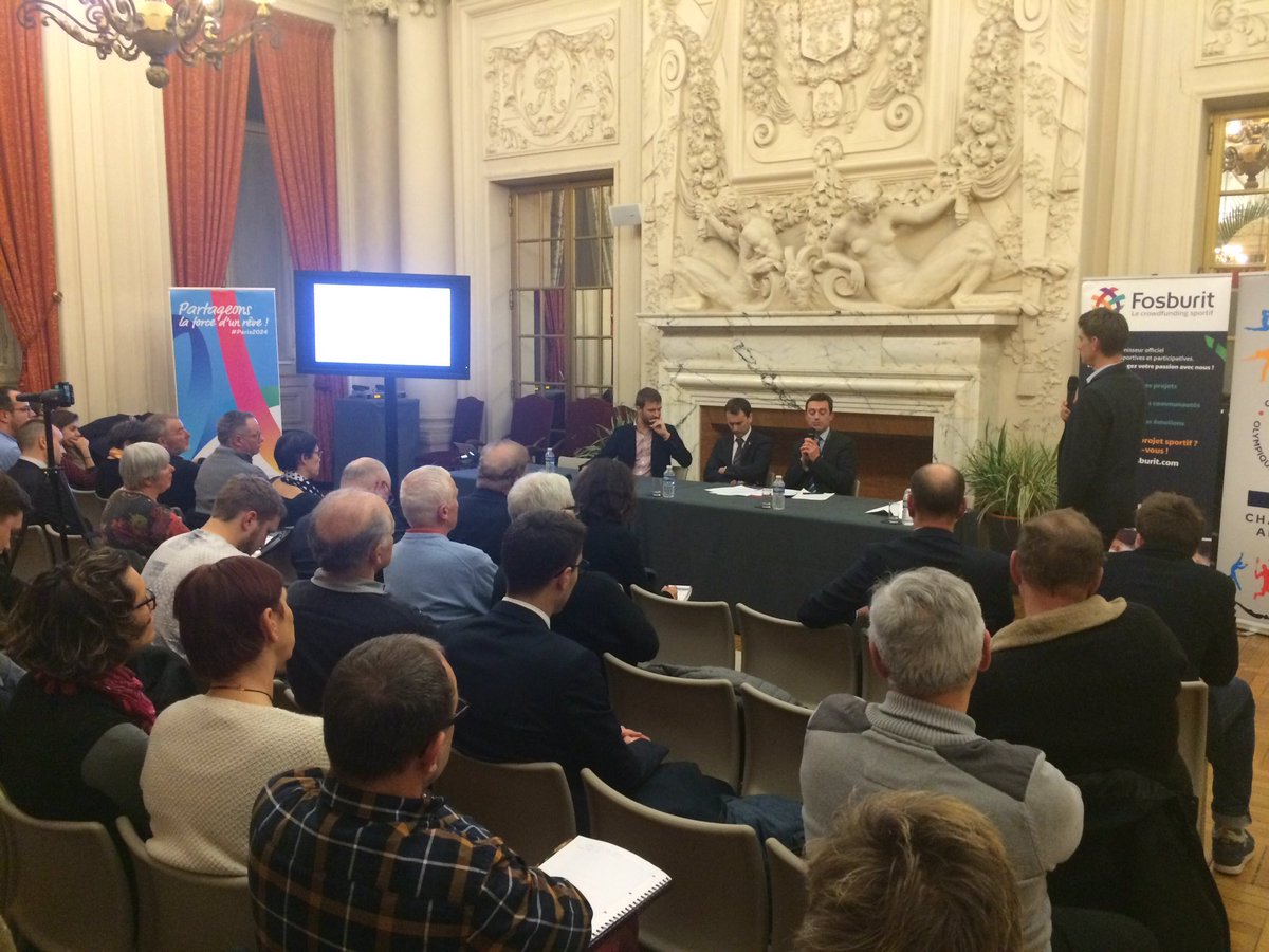 C est le lancement à Reims pour du #fosburitour ! Le #crowdfunding va changer le financement du sport en France!