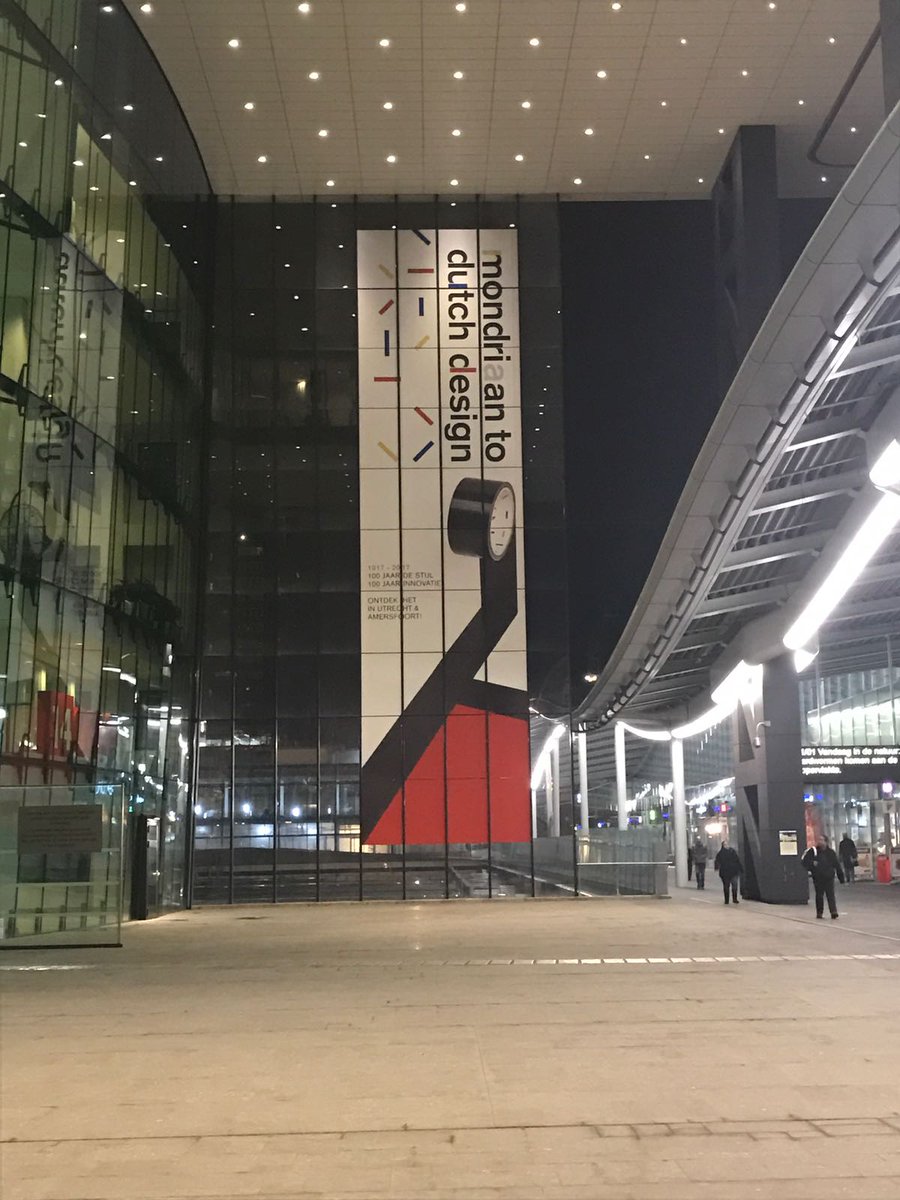 DeStijlUA's tweet image. #Stijljaar wordt zichtbaar in #Utrecht bij Stadskantoor @GemeenteUtrecht #MTDD