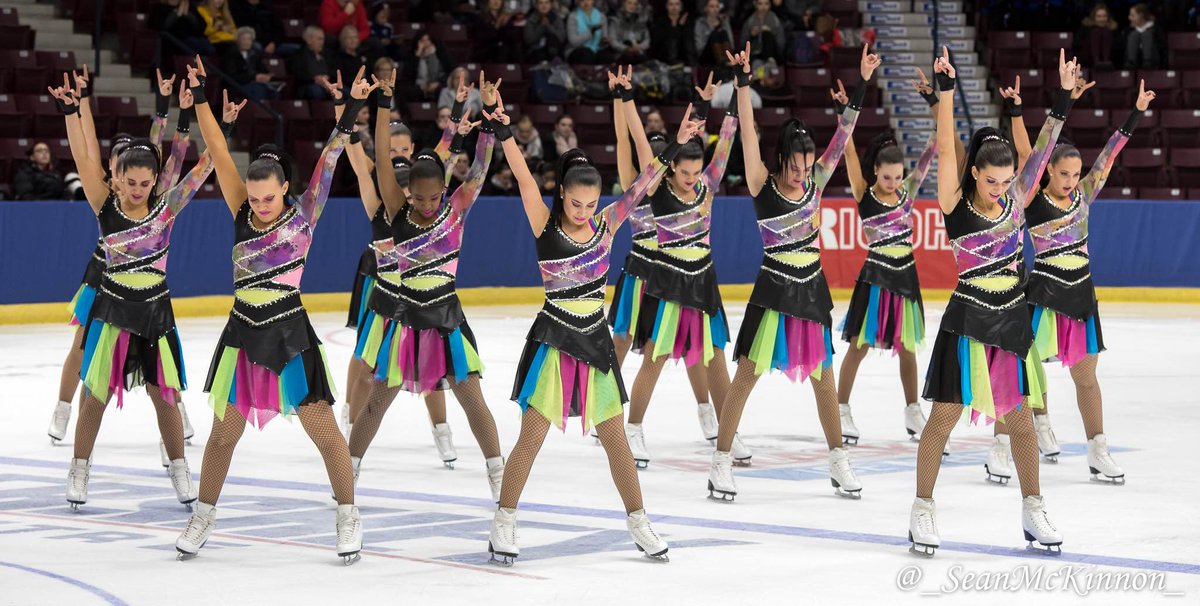 The Canadian's touch 😊🇨🇦! <a href="/PirouettesJr/">Pirouettes Junior</a> by @_seanmckinnon_ #thesegirlsrock #synchronizedskating #skating #synchro #canada🍁 #teammates