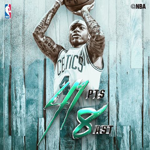 BiggsBBQMoBay's tweet photo. Isaiah Thomas can't stop, won't stop putting up incredible numbers for the Boston Celtics! https://t.co/iG2cLupXgM