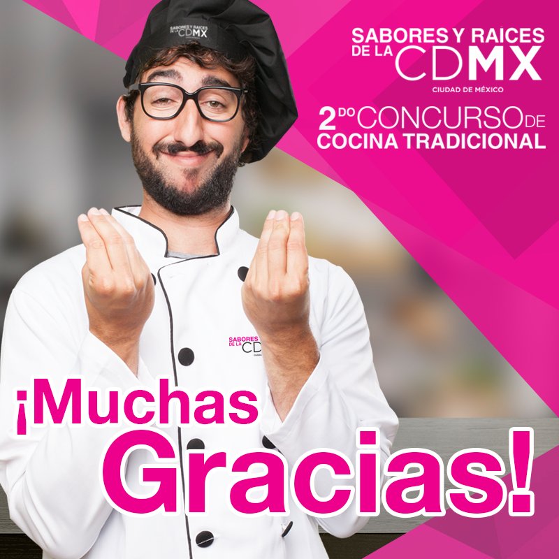 Gracias a ti por haber participado en en el Segundo Concurso #SaboresyRaíces