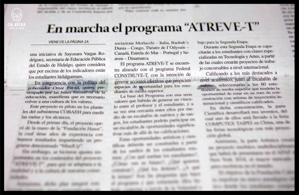 Fundación Calavera tweet media