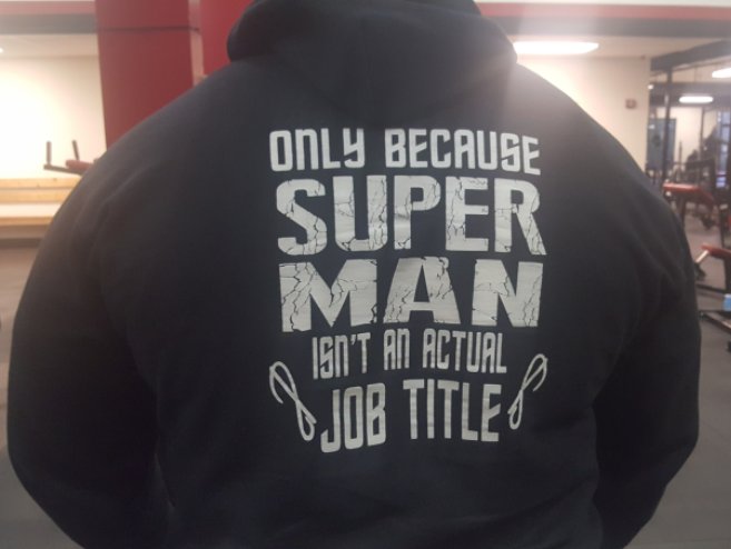 GADOECLIMATE's tweet photo. Title: Educator "Only because #SUPERMAN isn't an actual job title." #pbis #gapbis #educatorsmatters #TeachersAreSuperheroes #teachbehavior https://t.co/FshCUDq7y2